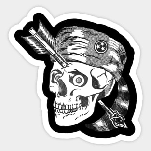 Deady Crocket Sticker